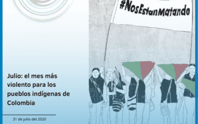 Julio: el mes más violento para los pueblos indígenas de Colombia