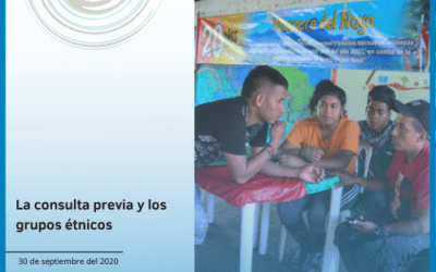 La consulta previa y los grupos étnicos