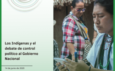 Los Indígenas y el debate de control político al Gobierno Nacional