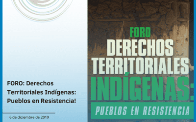 FORO: Derechos Territoriales Indígenas: Pueblos en Resistencia!