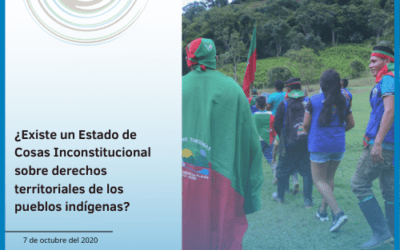¿Existe un Estado de Cosas Inconstitucional sobre derechos territoriales de los pueblos indígenas?