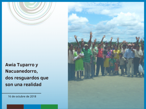 Awia Tuparro y Nacuanedorro, dos resguardos que son una realidad
