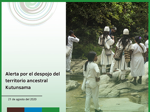 COMUNICADO PÚBLICO-Alerta por el despojo del territorio ancestral Kutunsama