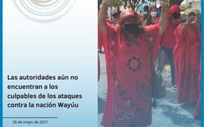 Las autoridades aún no encuentran a los culpables de los ataques contra la nación Wayúu