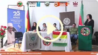 Crisis humanitaria, continúa el exterminio del pueblo Awá