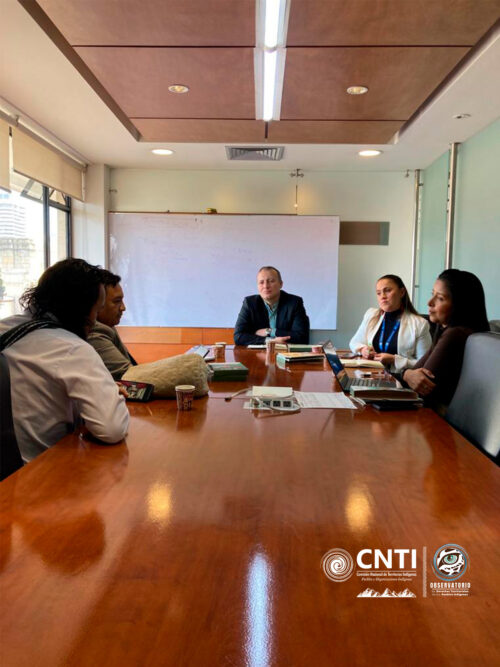 Foto: Reunión Secretaría Técnica Indígena con el Ministerio de las TIC 