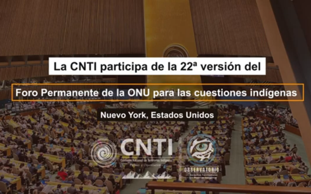 Participación de la CNTI en el Foro Permanente para las Cuestiones Indígenas de la ONU