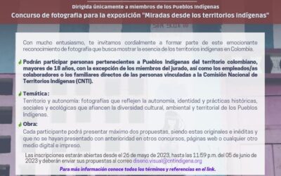 Concurso de fotografía CNTI 2023: Miradas desde los territorios indígenas
