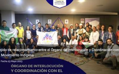 Tejido de relacionamiento entre el Órgano de Interlocución y Coordinación con el Movimiento Indígena