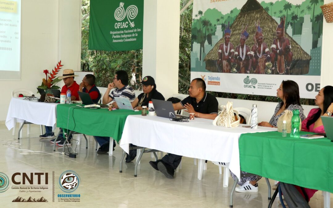 La CNTI participa en el desarrollo de la unificación autónoma indígena de las propuestas del instrumento operativo de catastro multipropósito