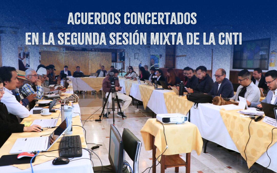 Acuerdos concertados en la segunda sesión mixta de la CNTI 2024