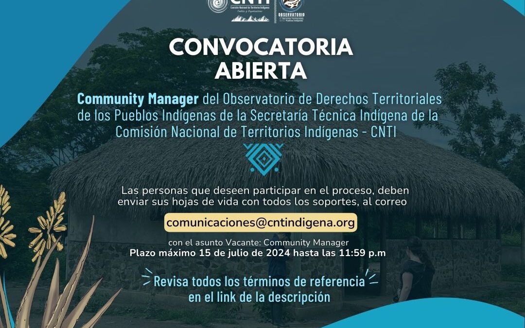 CONVOCATORIA COMMUNITY MANAGER
