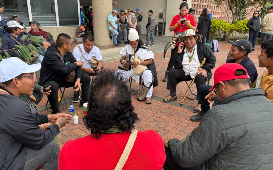 La Minga Indígena Nacional se traslada a la ANT y la ADR