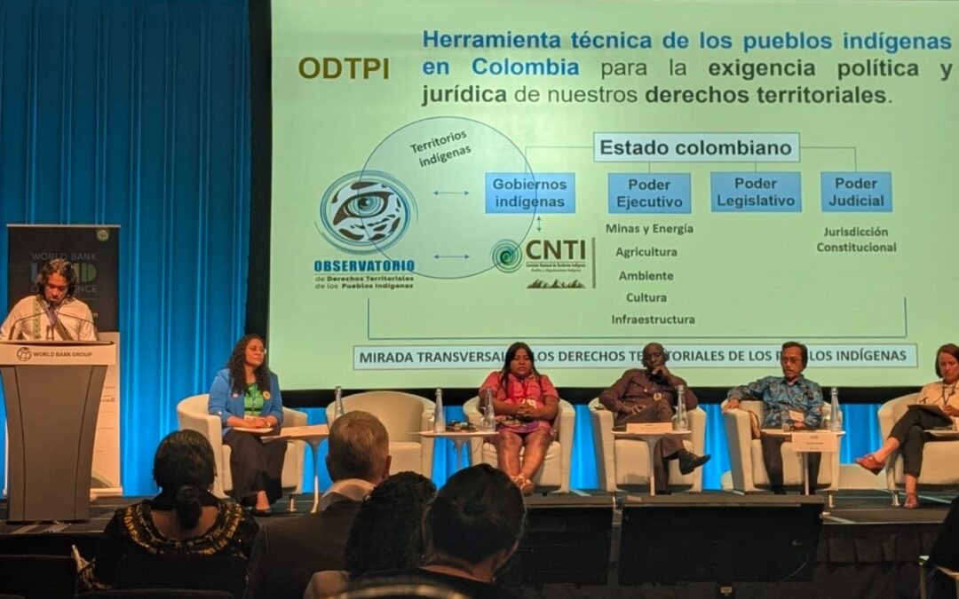 La CNTI presentó el Sistemas de Información Indígena en la Conferencia Mundial de Tierras (LandConf2025) Washington, D.C.