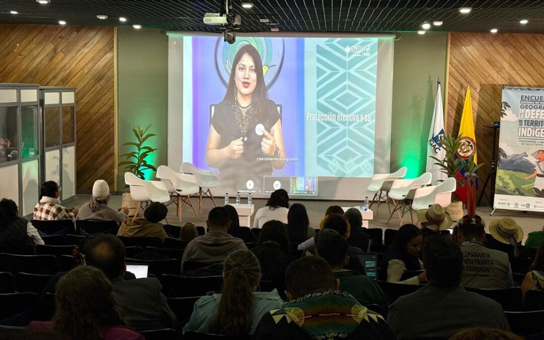 Lanzamiento de Informes sobre Territorios Indígenas en Colombia en el Encuentro Regional de Sistemas de Información Geográfica