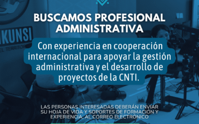 Convocatoria de Profesional Administrativa