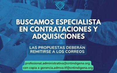 Buscamos especialista en contrataciones y adquisiciones
